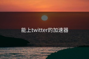 能上twitter的加速器